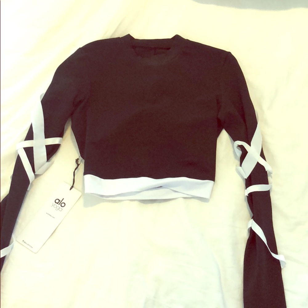 Alo Yoga Crop bandage top xs